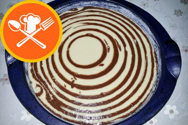 Συνταγή για τούρτα Marbling